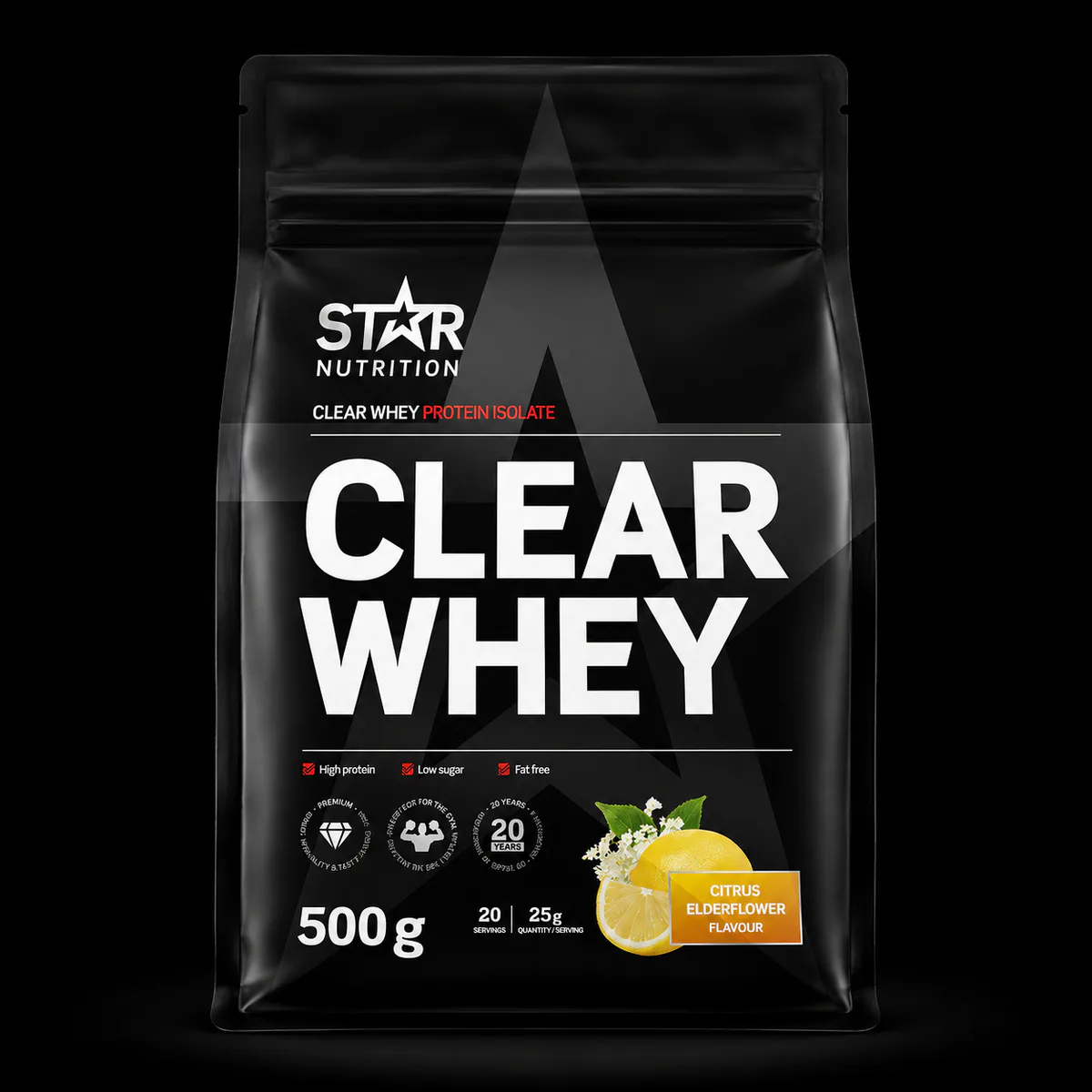 Clear Whey 500 g Citrus Elderflower
